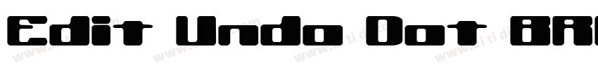 Edit Undo Dot BRK (R字体转换